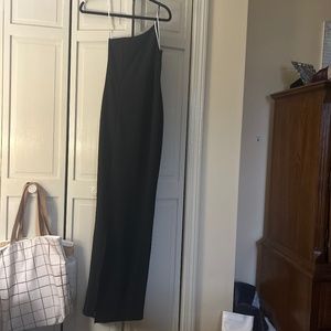 *worn once* One shoulder maxi dress